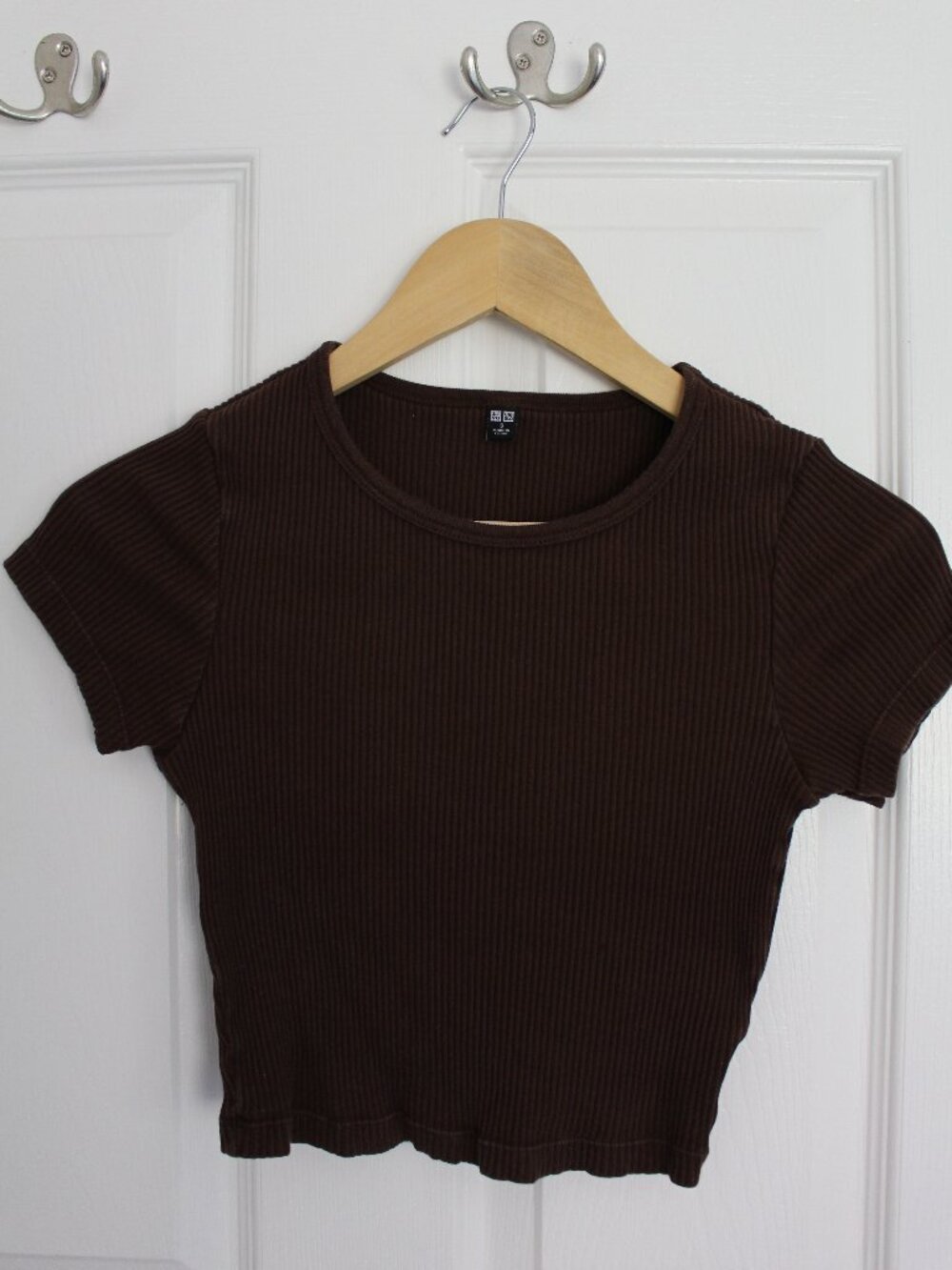 Uniqlo Ribbed Baby Tee Women's S